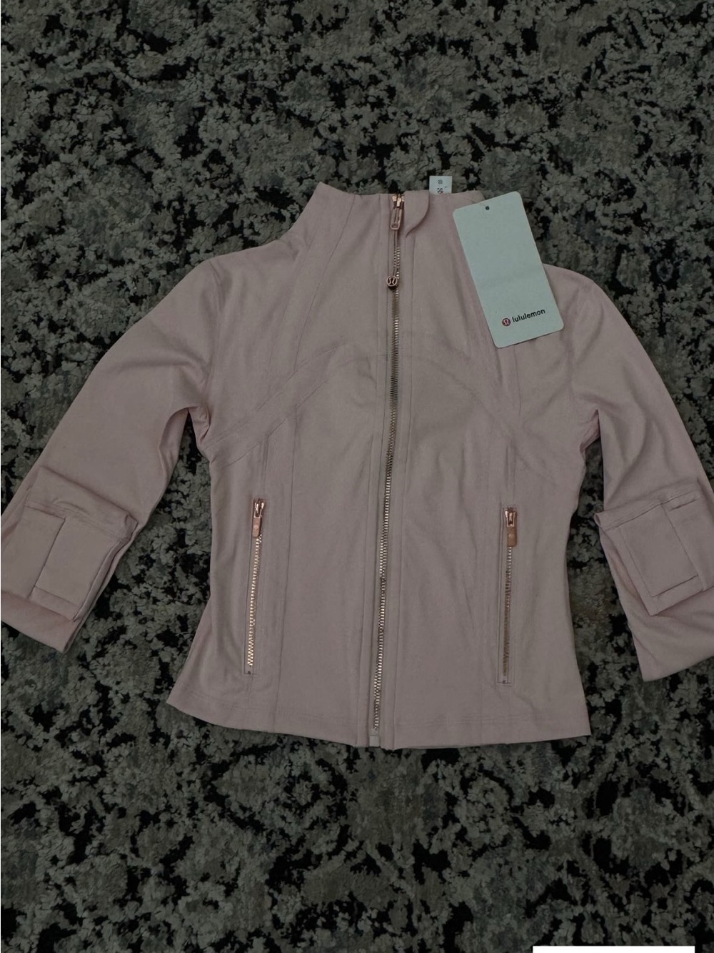 lululemon Women's Blush Pink Zip-Front Jacket